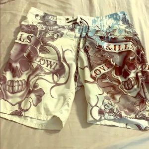 Ed Hardy board shorts